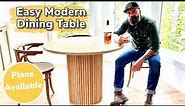 Crazy Easy Modern Dining Table || insanely easy table build