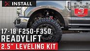 2017-2020 F250 & F350 4WD Ready Lift 2.5" Front Leveling Kit Install