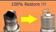 How to clean and restore fouled spark plugs easily!