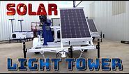 Portable Solar Light Tower - Elevate Cameras & Equipment - 30' Mast, 10' Trailer