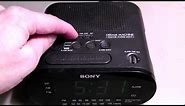 How To Set the Alarm Clock Sony Dream Machine ICF-C218 Simple and straight to the point.