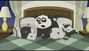 Family Guy A Panda Bear On A Bed Full Of Pillows