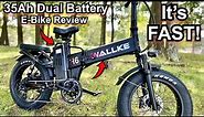 Wallke H6 Electric Fat tire bike review ~ A FAST E-Bike with massive battery capacity!