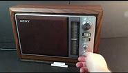 Vintage Sony AM/FM Table Top Radio Model No. ICF-9740W