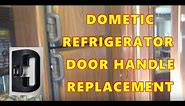 HOW TO REPLACE RV REFRIGERATOR DOOR HANDLE DOMETIC 2932094044 Black