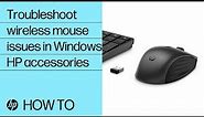 How to troubleshoot wireless mouse issues in Windows | HP Accessories | HP Support