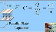 Deriving Equation for Parallel Plate Capacitors