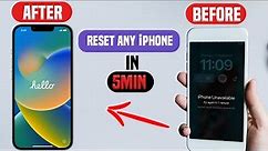 How To Factory Reset Screen Locked iPhone in less than 5MIN iTunes !Erase iPhone, restore iphone