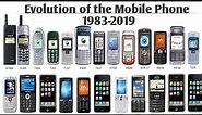 Evolution of the Mobile Phone 1983-2019