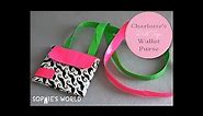 Charlotte's Duct Tape Wallet Purse|Sophie's World