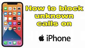 how to find out an unknown caller number on iPhone