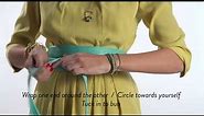 How To Tie Wrap Belt | ADA Collection