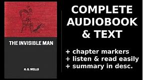 The Invisible Man ⭐ By H. G. Wells. FULL Audiobook