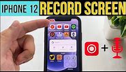 iPhone 12/ 12 Pro Max: How to Screen Recording Tips 👌👌👌 [2024]