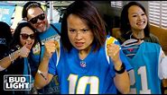 Game Day With Viral Chargers Superfan | LA Chargers