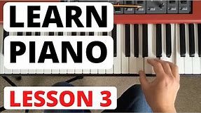 How To Play Piano for Beginners, Lesson 3 || Reading a Melody