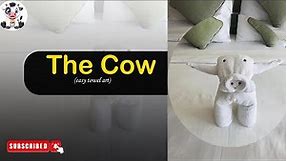 The Cow Art | Easy Towel Art Animal | Towel Art | MR T ART