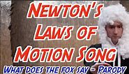 What's Newton's Laws say? (What does a fox say) - Newton's Laws of Motion