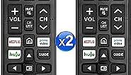 2 Pack New Universal Remote for Samsung TV, Remote Control for Samsung Smart TV, LED, LCD, HDTV, 3D TV,Remote Control for All Samsung TV