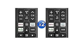 2 Pack New Universal Remote for Samsung TV, Remote Control for Samsung Smart TV, LED, LCD, HDTV, 3D TV,Remote Control for All Samsung TV