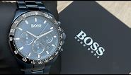 Hugo Boss Hero Blue Plated Stainless Steel Men’s Watch 1513758 (Unboxing) @UnboxWatches