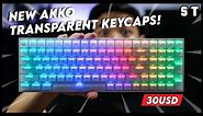 NEW Akko Transparent Keycaps! ASA Profile Clear PC Keycap Review | Samuel Tan