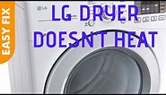 ✨ LG GAS DRYER Doesn’t Heat - QUICK and EASY RESET ✨ MAKE SURE TO UNPLUG