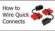 How to Wire a 50 amp Quick Connect Plug