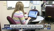 Top lies employers find on resumes