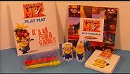 2013 DESPICABLE ME 2 SET OF 4 HARDEE'S CARL'S Jr COOL COLLECTION VIDEO REVIEW