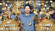 My Top 10 (+3) Metal Coin Sets for Board Games!
