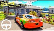 Top 10 OPEN WORLD Car Games Like Forza Horizon For Android & iOS | High Graphics