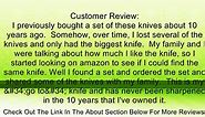 Forever Sharp Classic Series 12 Pc Set Surgical Stainless Steel Knives Review
