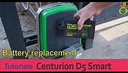 How to replace the batteries in the Centurion D5 Smart gate motor
