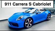 2022 Shark Blue Porsche 911 Carrera S Cabriolet | Walk Around | Pre-Owned |