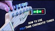 Best Chromatic Guitar Tuner? TC electronic polytune clip on guitar tuner review.