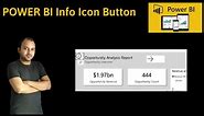 How to Change Power BI Button Icon image to information Icon
