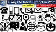 4 Different Ways to Insert Symbol in Word Using Shortcut Key