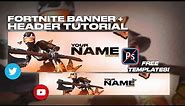 How To Make A FREE Fortnite Youtube Banner + Twitter Header Without Photoshop! (Pixlr Tutorial) Pt 2
