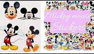 mickey mouse stickers || diy stickers || how to make stickers