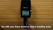 Zoom MA-2 Tripod to Mic Stand Adapter, Fits In Standard Mic Clip, Mount Zoom Audio and Video Recorders in Mic Clip, Use Handheld to Reduce Handling Noise