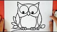 HOW TO DRAW AN OWL