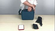 Camera Bag, SLR DSLR Waterproof and Anti-Shock Theft Camera Case, Vintage Padded Camera Shoulder Bag for Women and Men