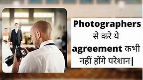 Photography agreement in India | By Bhavpreet Singh Soni | Sonisvision legal