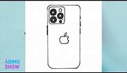 How To Draw iPhone 13 Pro Max | iPhone 13