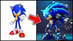 SONIC the Hedgehog ALL CHARACTERS as ROBOT 2023