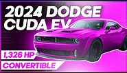 2024 Dodge Cuda EV electric car based on Challenger Hellcat coming! Dodge EV Day