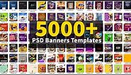 5000+ Multipurpose Banners Templates Download In PSD FIles |Sheri SK|
