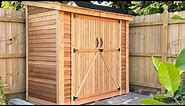6x3 Grand Garden Chalet Cedar Shed Assembly Video from Outdoor Living Today