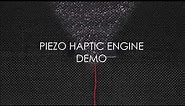 Piezo Haptic Engine Demo | Flora